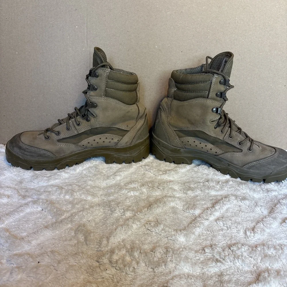 Bates Combat Boots Men's 8.5M Hot Weather Vibram Sole Military Tactical